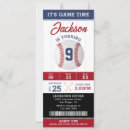Search for sports ticket invitations Watercolor