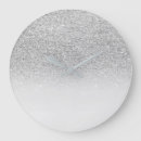 Search for silver sparkle clocks Sparkly