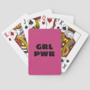 Search for feminist playing cards Girl