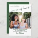 Search for green and white invitations Calligraphy