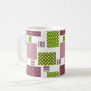 Search for brown and green mugs White