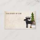 Search for moose business cards Silhouette