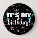 Search for neon pink badges Birthday
