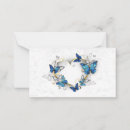 Search for blue butterfly note cards Morpho