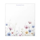 Search for flower border notepads Floral