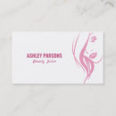 Search for woman silhouette business cards Hair
