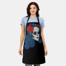 Search for mexican sugar skull aprons Halloween