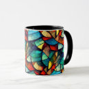 Search for stained glass abstract mugs Yellow