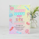 Search for sweet and sassy birthday invitations Girl