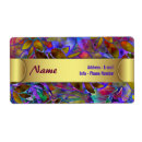 Search for abstract floral labels Colourful