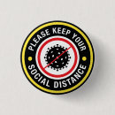 Search for keep your distance badges Covid 19