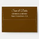 Search for brown wedding envelopes Simple