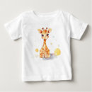 Search for giraffe baby shirts Watercolor