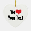 Search for customisation christmas tree decorations Heart