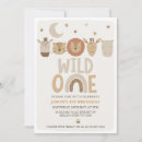 Search for moon 1st birthday invitations Modern