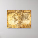 Search for world map canvas prints Panoramic