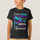 Search for purple and teal tshirts Depression