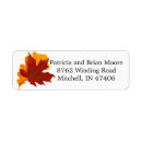 Search for fall return address labels weddings Autumn
