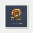 Search for sunflower wedding napkins Greenery