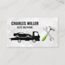 Search for truck repair business cards Transportation