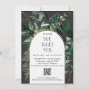 Search for qr code wedding announcement cards Elopement