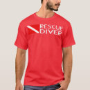 Search for rescue diver tshirts Deep sea diver