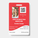 Search for work id badges Employee