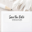 Search for return address on save the dates Typography