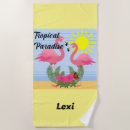 Search for tropical beach towels Paradise