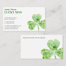 Search for shamrock business cards Floral