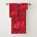 Search for valentines bath towels Love pattern