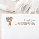 Search for hot air balloon return address labels Baby shower