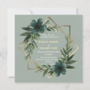 Search for gold geometric frame wedding invitations Classic