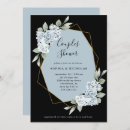 Search for eucalyptus geometric bridal shower invitations Dusty blue