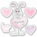 Search for watercolor bunny stickers Hearts