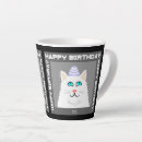 Search for birthday cat mugs Drawing