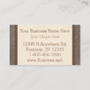 Search for manliness business cards Brown