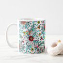 Search for teal turquoise mugs Flowers