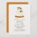 Search for cake bridal shower invitations Rustic