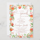Search for a little peach is on the way invitations Fruit