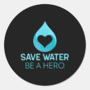 Search for save water stickers Climate change