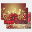 Search for luxurious christmas wrapping paper Red