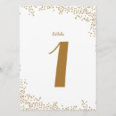 Search for gold table cards Chic