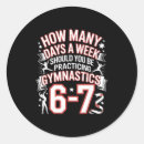Search for funny gymnastics stickers Cute