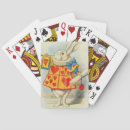 Search for white rabbit alice in wonderland playing cards John tenniel