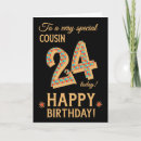 Search for 24th birthday cards For him