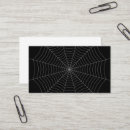 Search for spider web business cards Gothic