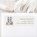 Search for apartment return address labels Watercolor