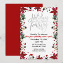 Search for poinsettia christmas invitations Botanical