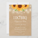 Search for sunflowers engagement party invitations I do bbq
